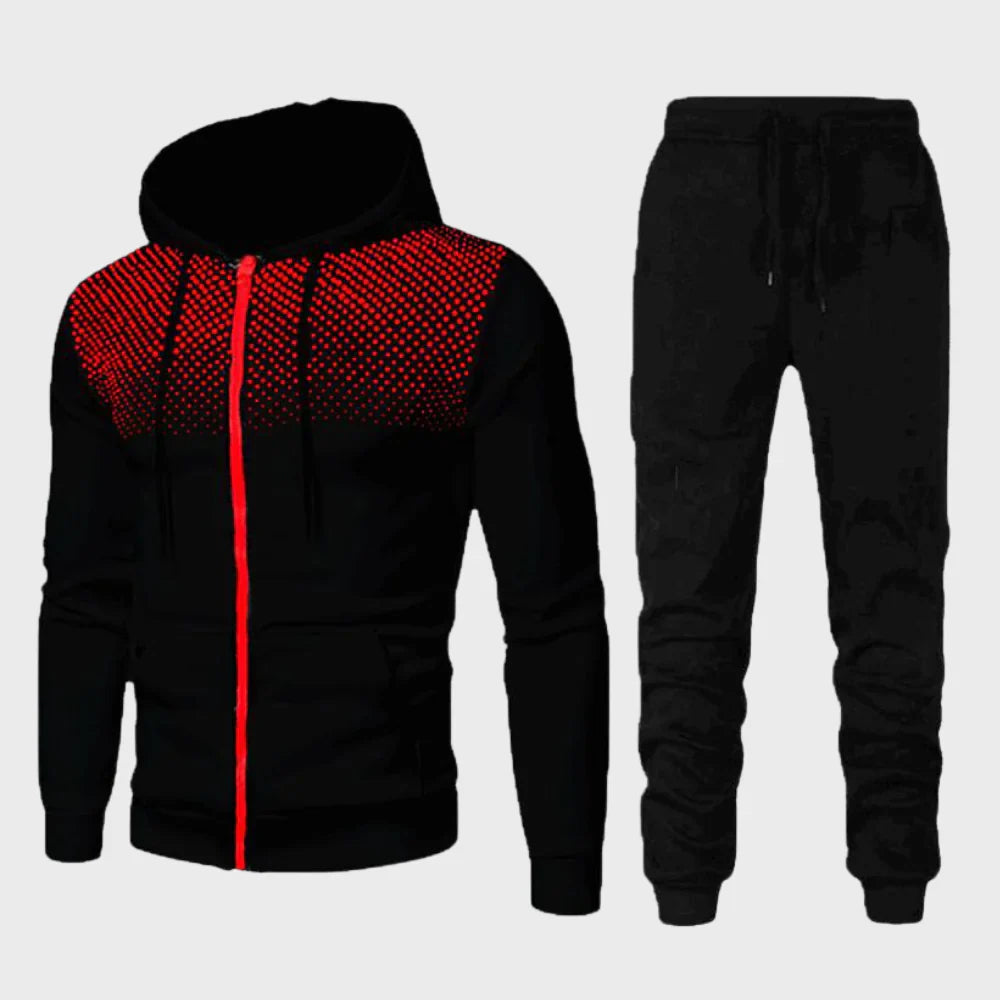 Men’s Casual Hooded Tracksuit Set