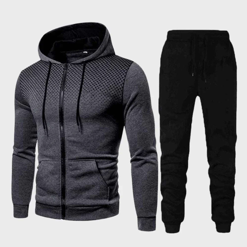 Men’s Casual Hooded Tracksuit Set