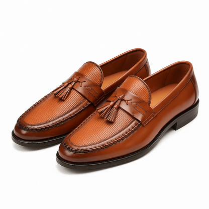 Cevori Stylish Comfort Leather Tassel Loafers