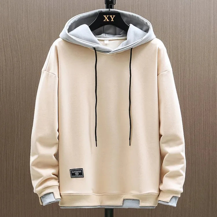 Men's Lightweight Hooded Sweatshirt with Adjustable Fit