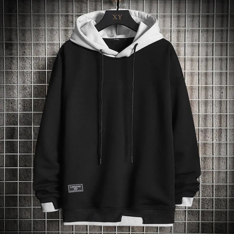 Men's Lightweight Hooded Sweatshirt with Adjustable Fit