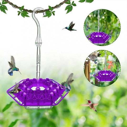 Unique Geometric Yard Hummingbird Feeder - BritishElegance
