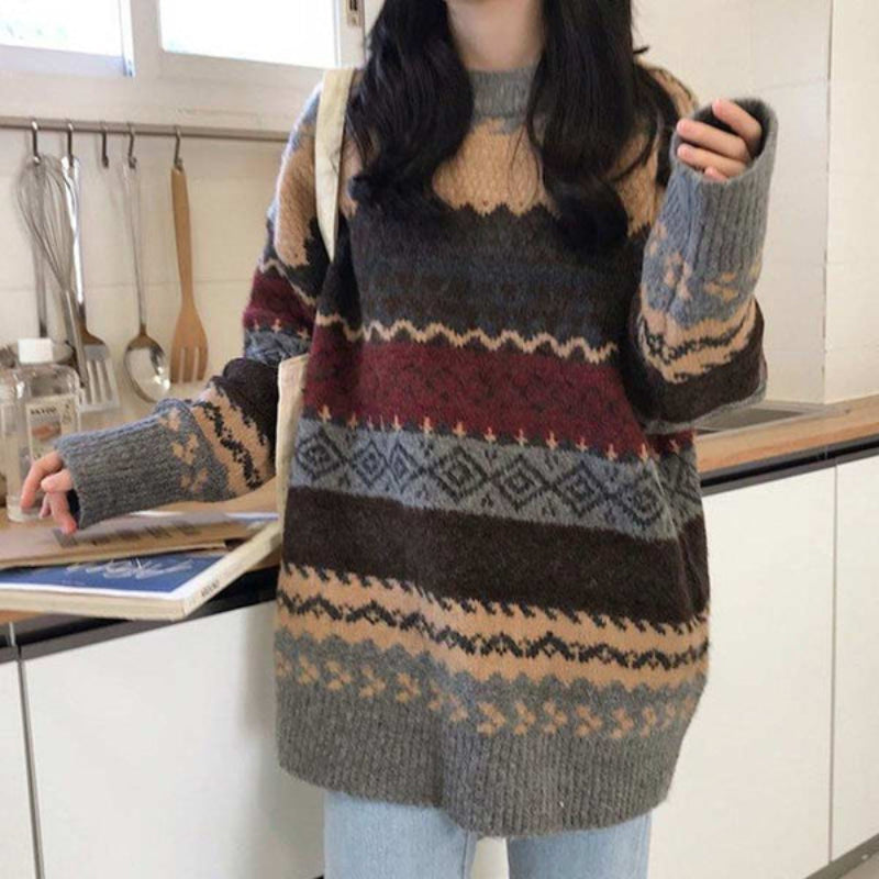 Classic Ladies Winter Knit Sweater