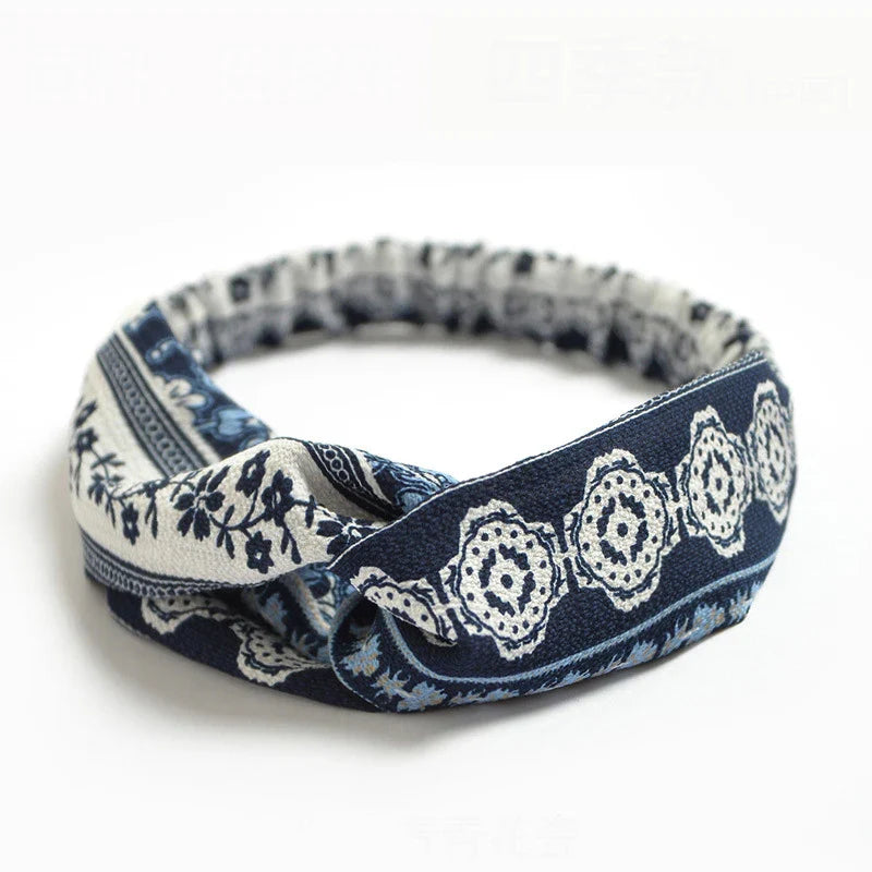 Bohemian Chic Headband – Soft Elastic Hair Tie