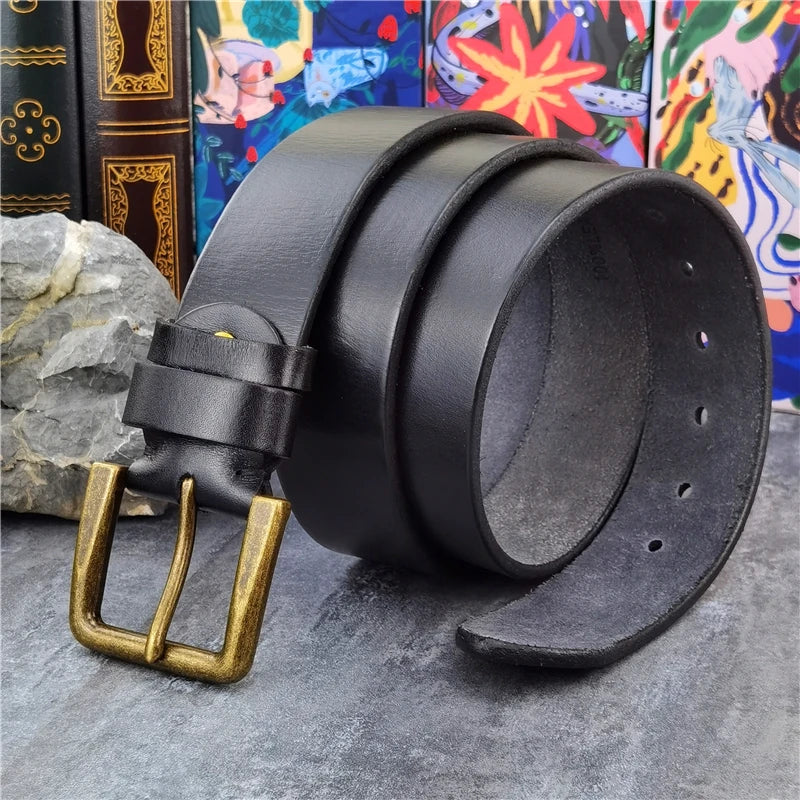Genuine Leather Cowboy Belt
