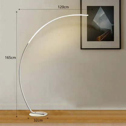 Slim Modern Arc Floor Light