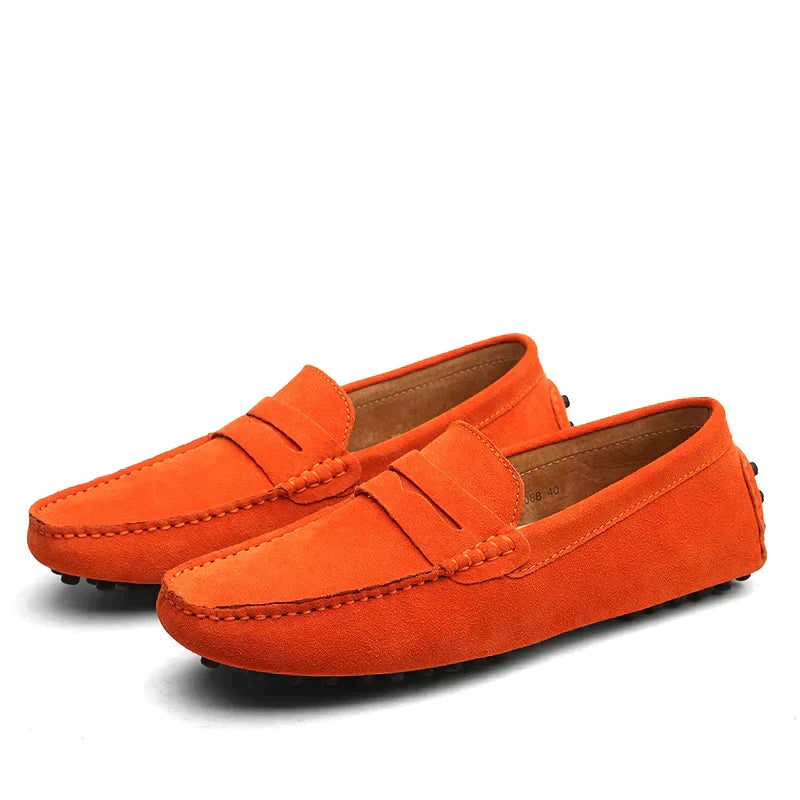 Stylish Men's Suede Slip On Shoes