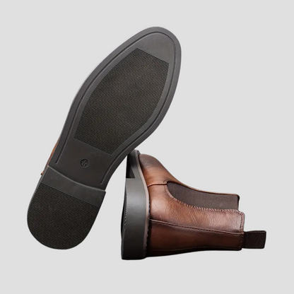 Men’s Smooth Leather Chelsea Ankle Boots