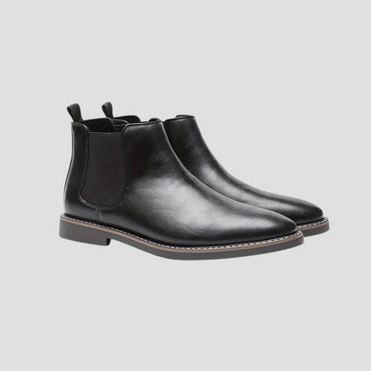 Men’s Smooth Leather Chelsea Ankle Boots