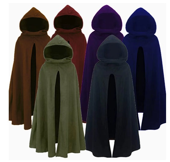 Warm Winter Hooded Cape Coat - BritishElegance