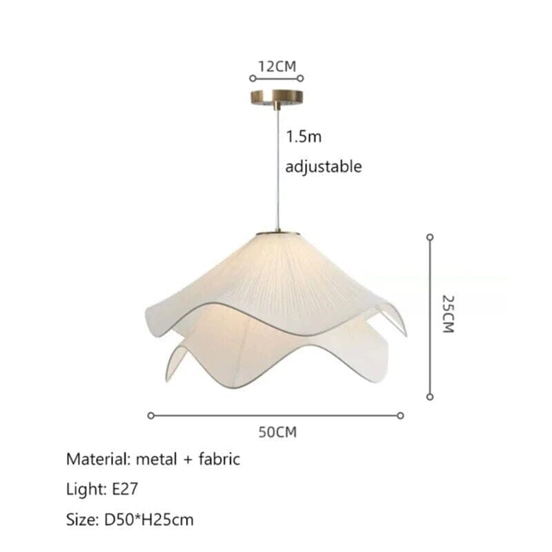 Elegant Vintage Floral Pendant Lamp