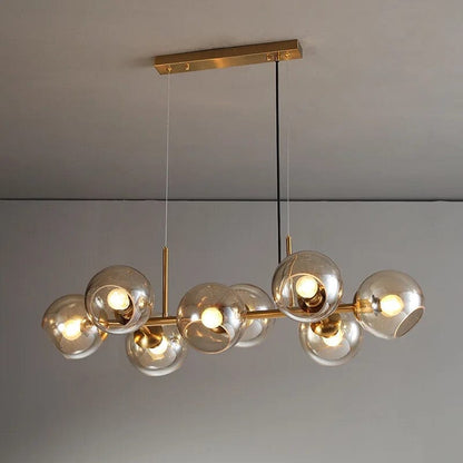 Round Glass Pendant Chandelier
