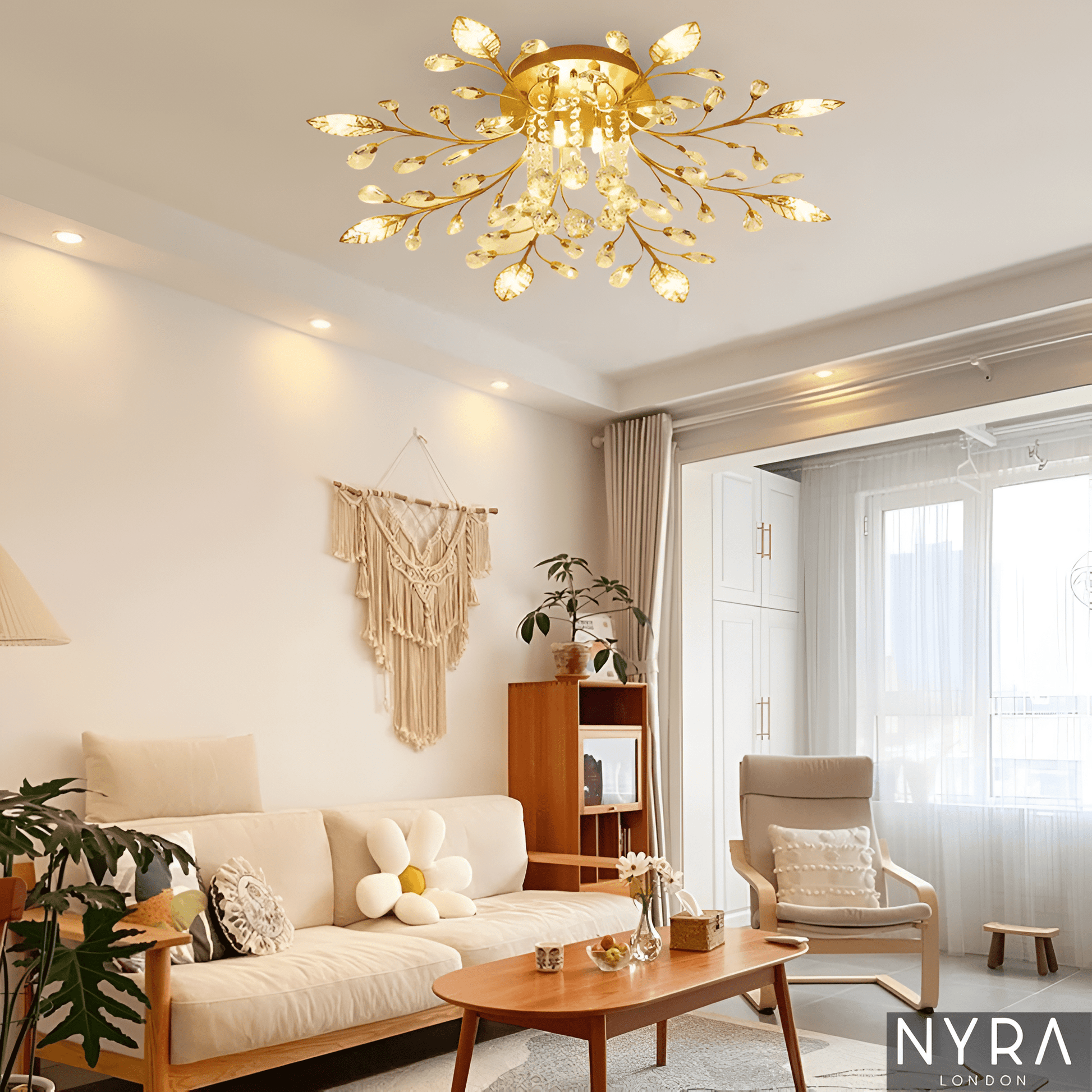 Beautiful Flower Pendant Light - BritishElegance