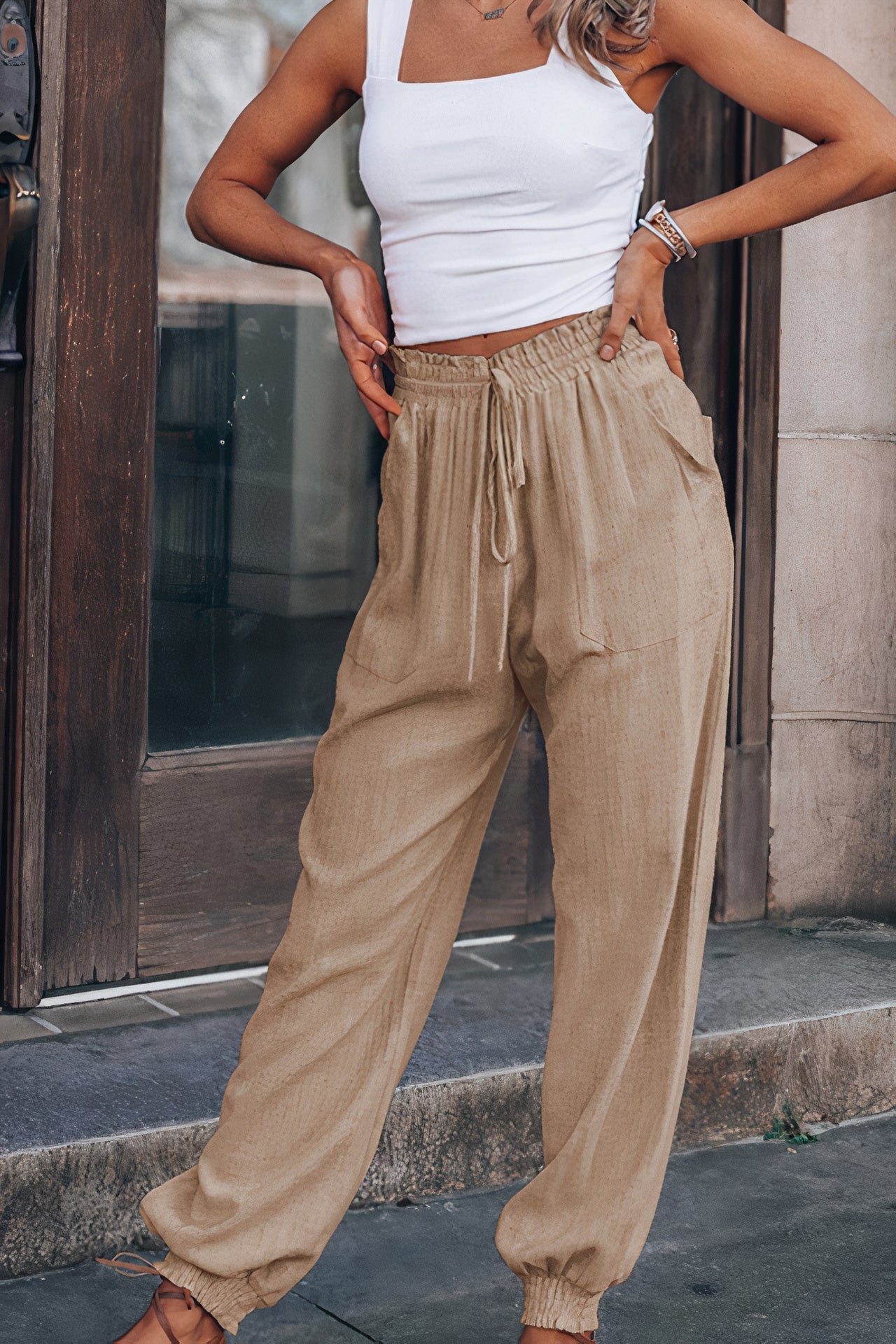 Comfortable Summer Pants Lightweight Breathable - BritishElegance