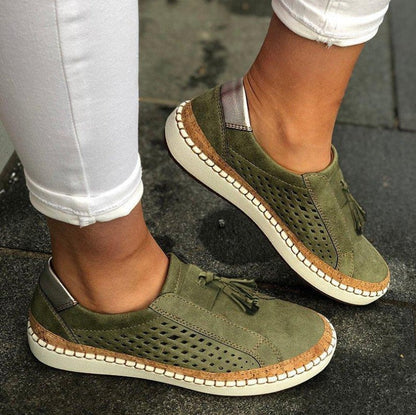 Premium Women’s Braided Slip-On Instappers – Breathable Knit & Casual Elegance