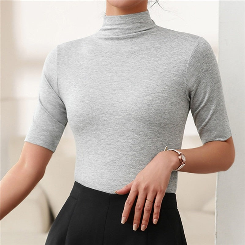 Irene – Ultra-Thin Seamless Turtleneck for Women