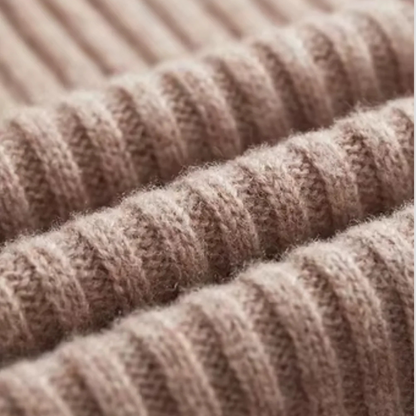 Men’s Ribbed Mock Neck Button Sweater