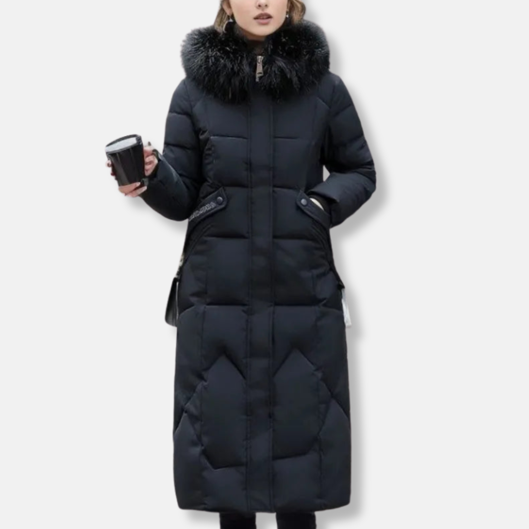 Women’s Full-Length Quilted Puffer Coat