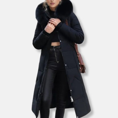 Women’s Full-Length Quilted Puffer Coat