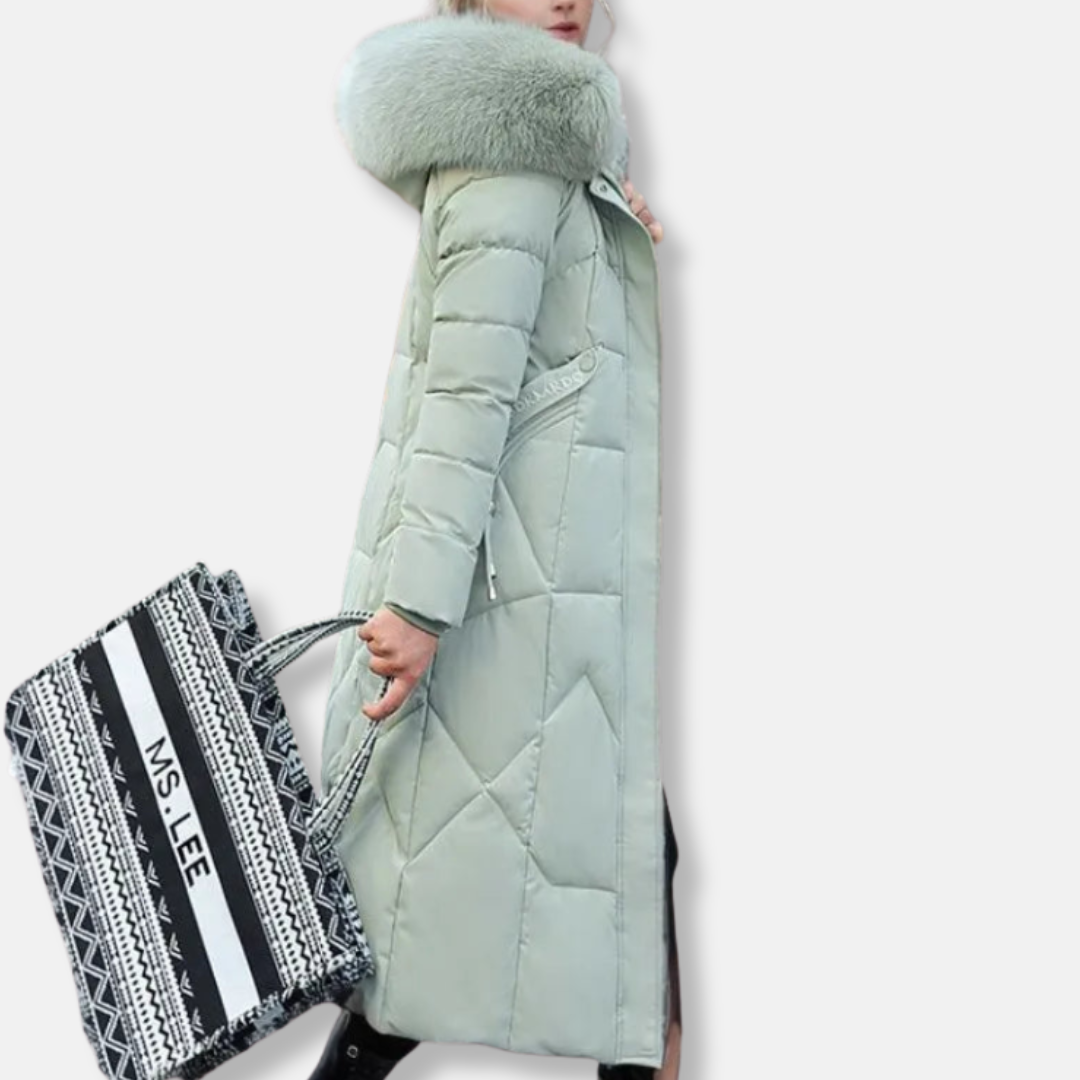 Women’s Full-Length Quilted Puffer Coat