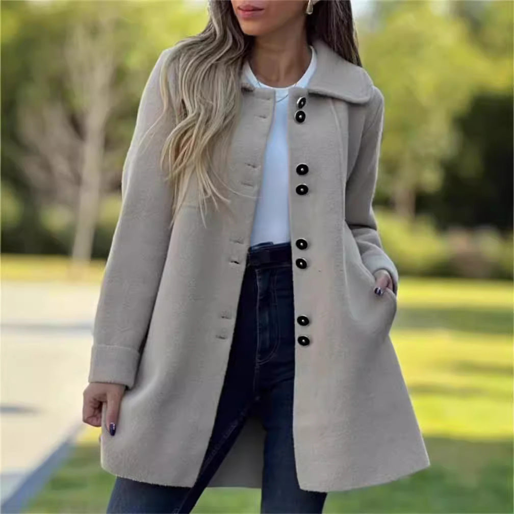 Shane | Elegant Long Women's Coat with a Timeless Fit