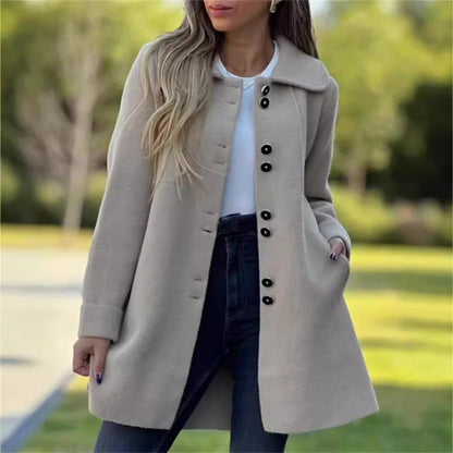 Shane | Elegant Long Women's Coat with a Timeless Fit