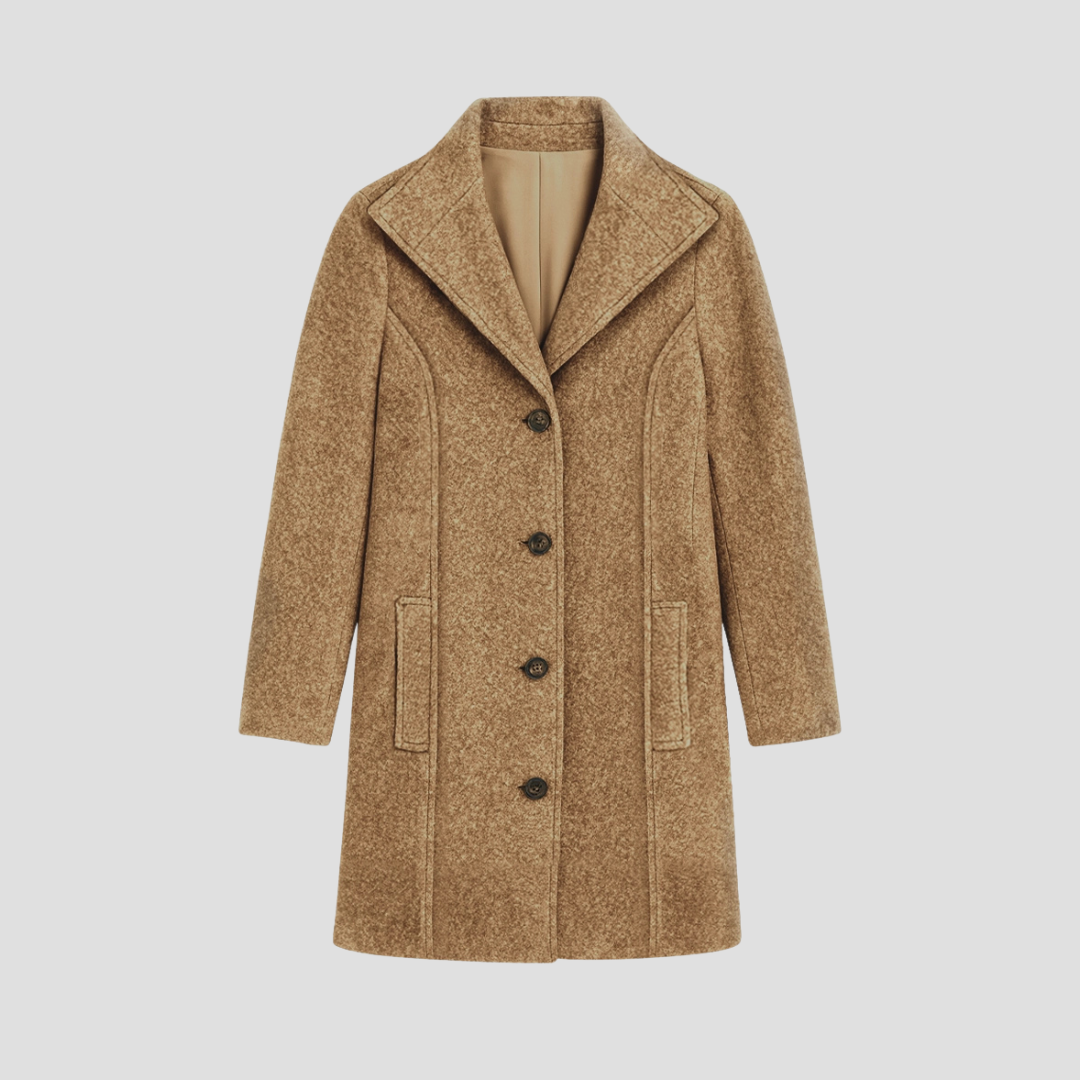 Men’s Classic Tailored Single-Breasted Coat