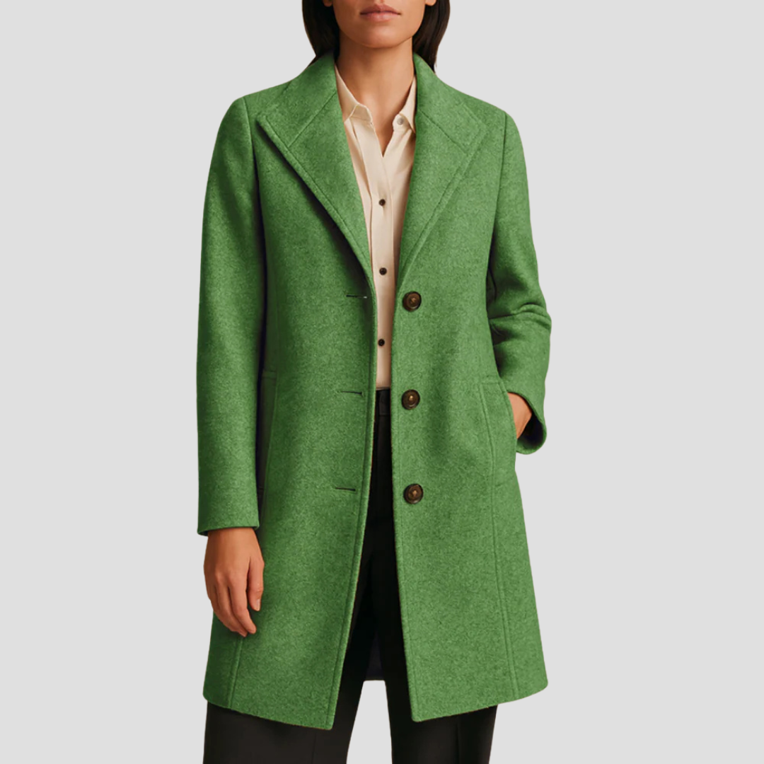 Men’s Classic Tailored Single-Breasted Coat