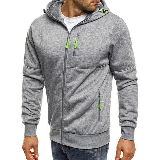 Men's hooded zip-up sweatshirt - Jacks