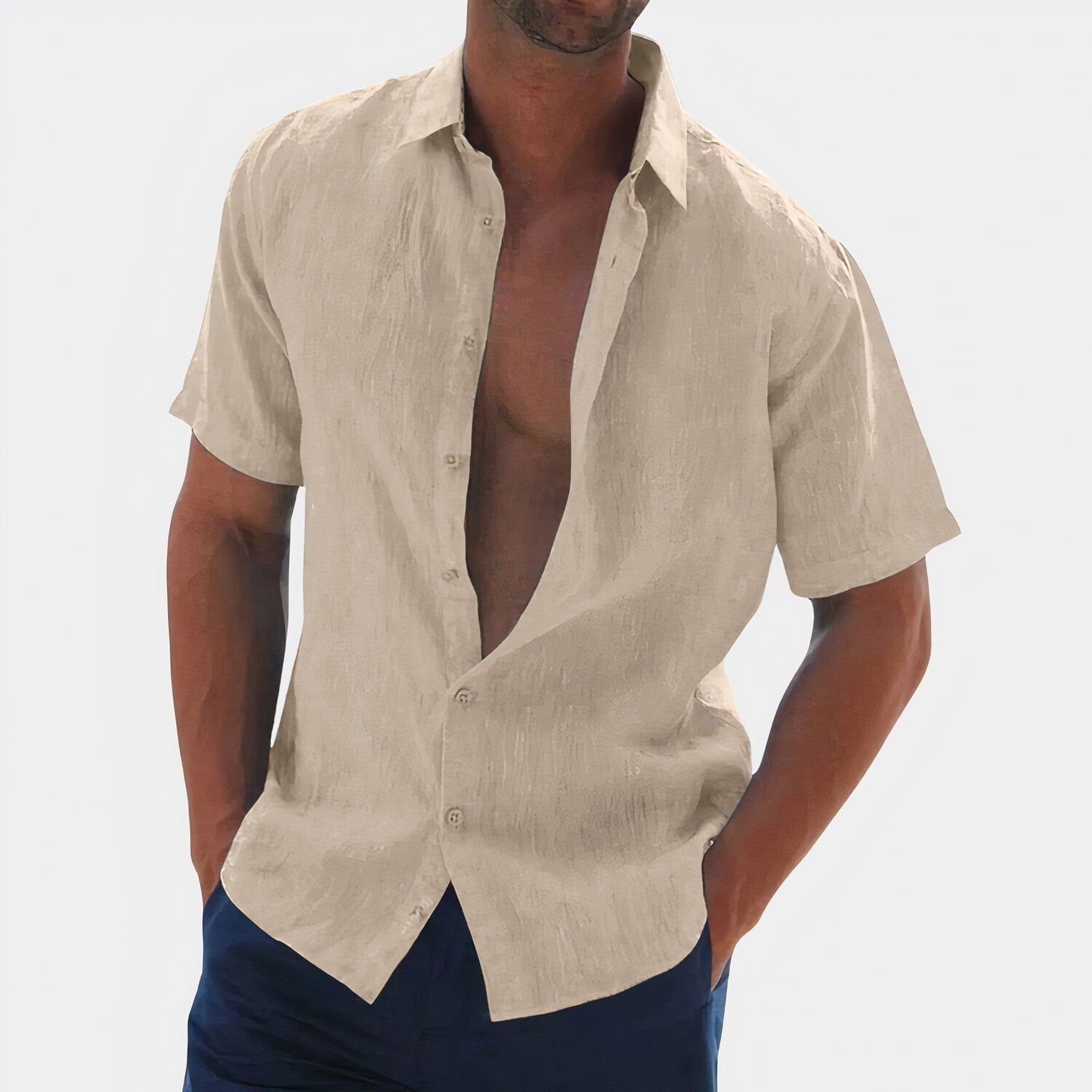 Jaime linen shirt, casual style