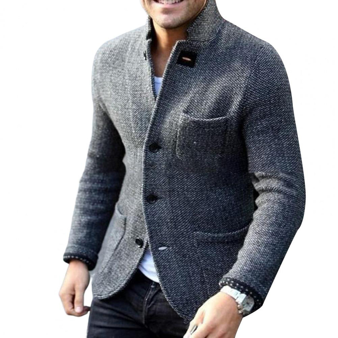 Relaxed Fit Men's Casual Button Down Jacket