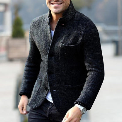 Relaxed Fit Men's Casual Button Down Jacket - BritishElegance