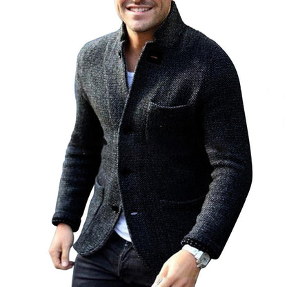 Relaxed Fit Men's Casual Button Down Jacket