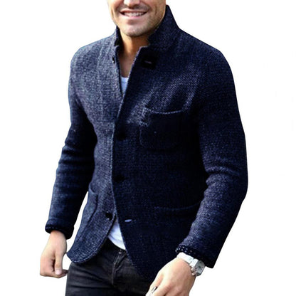 Relaxed Fit Men's Casual Button Down Jacket