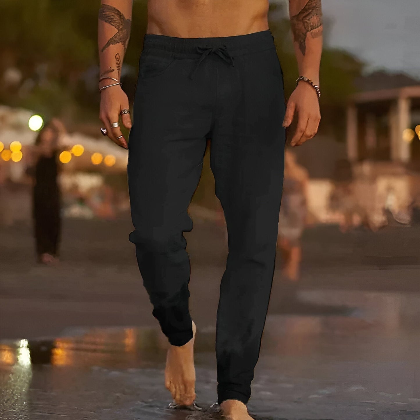 Relaxed linen pants - hadewig