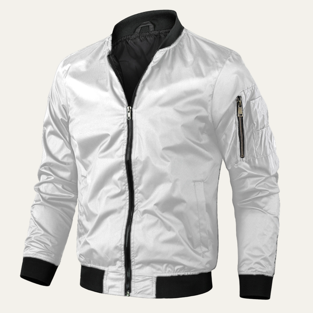 Men’s Classic Full Zip Bomber Jacket