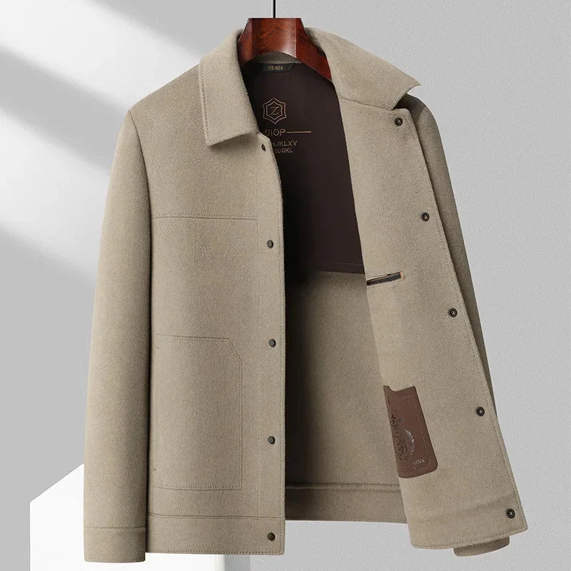 Stylish Traditional Mens Leather Jacket - BritishElegance