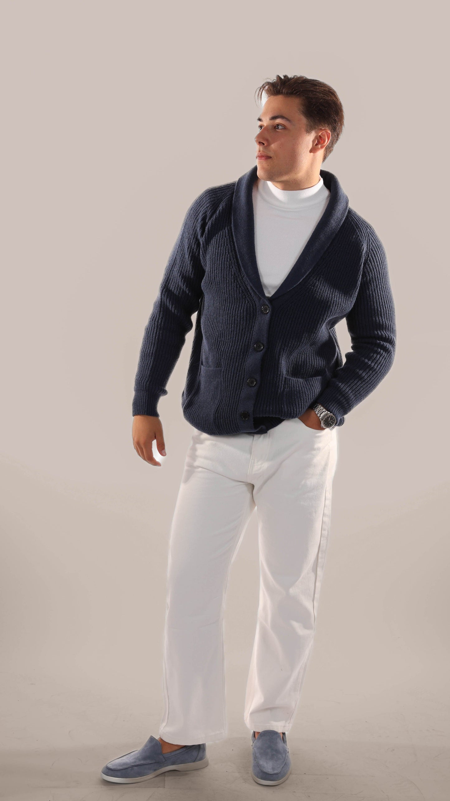 Old money Men's Winter Fit Cardigan