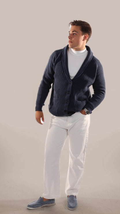 Old money Men's Winter Fit Cardigan