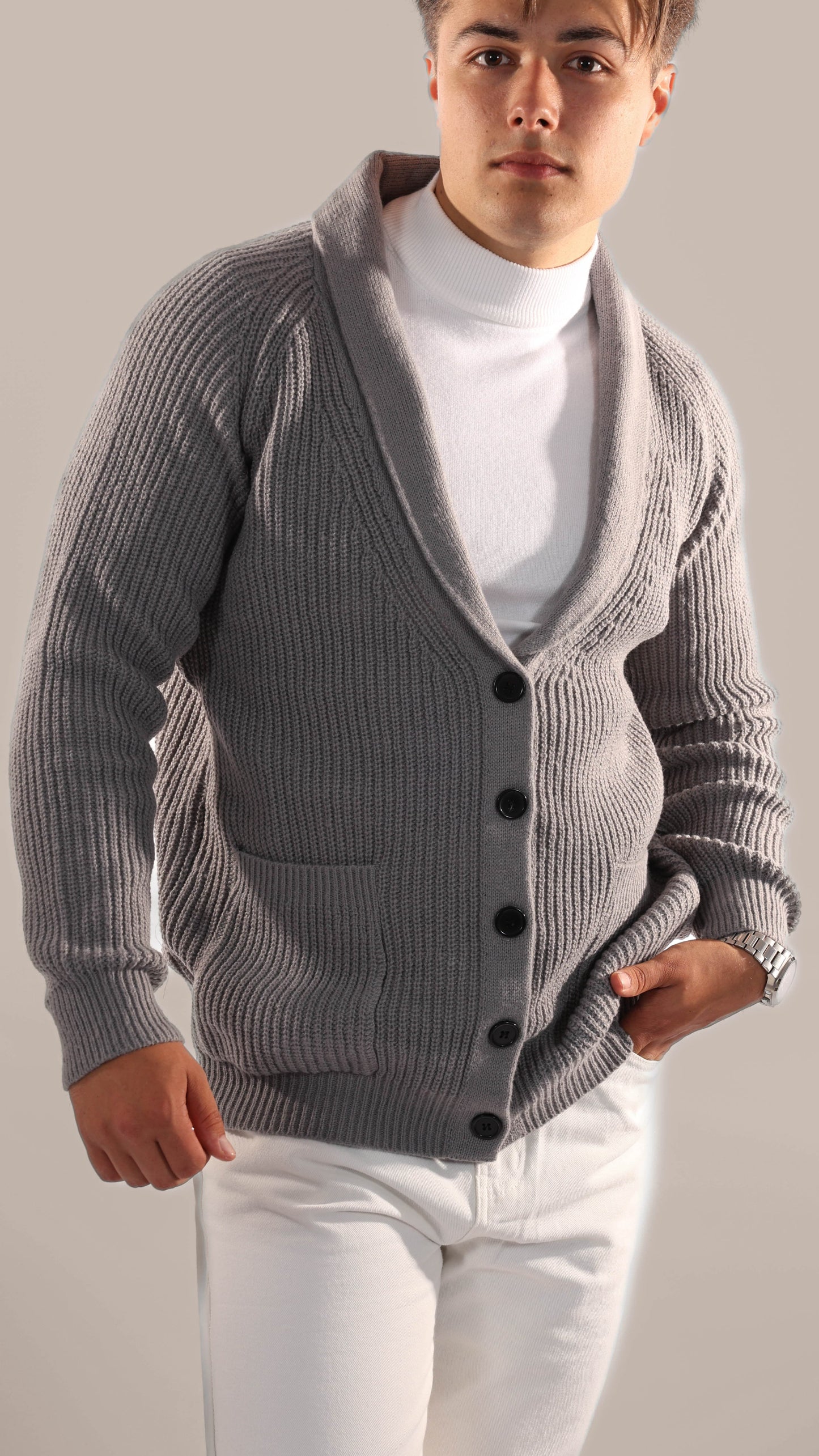 Old money Men's Winter Fit Cardigan