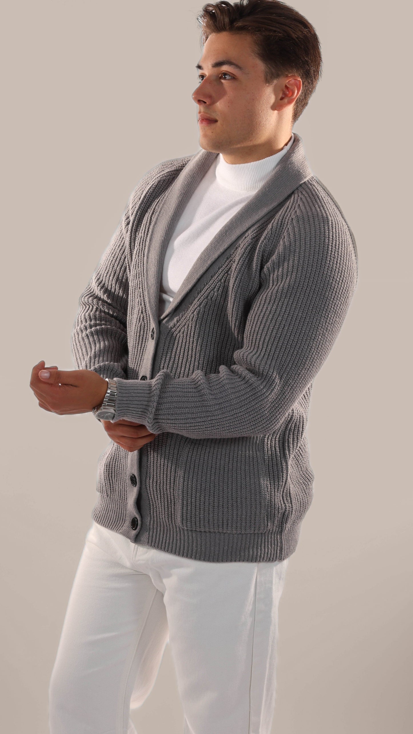 Old money Men's Winter Fit Cardigan