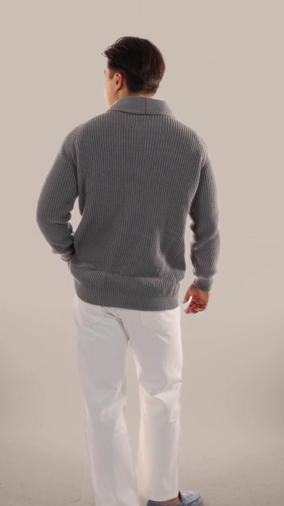 Old money Men's Winter Fit Cardigan