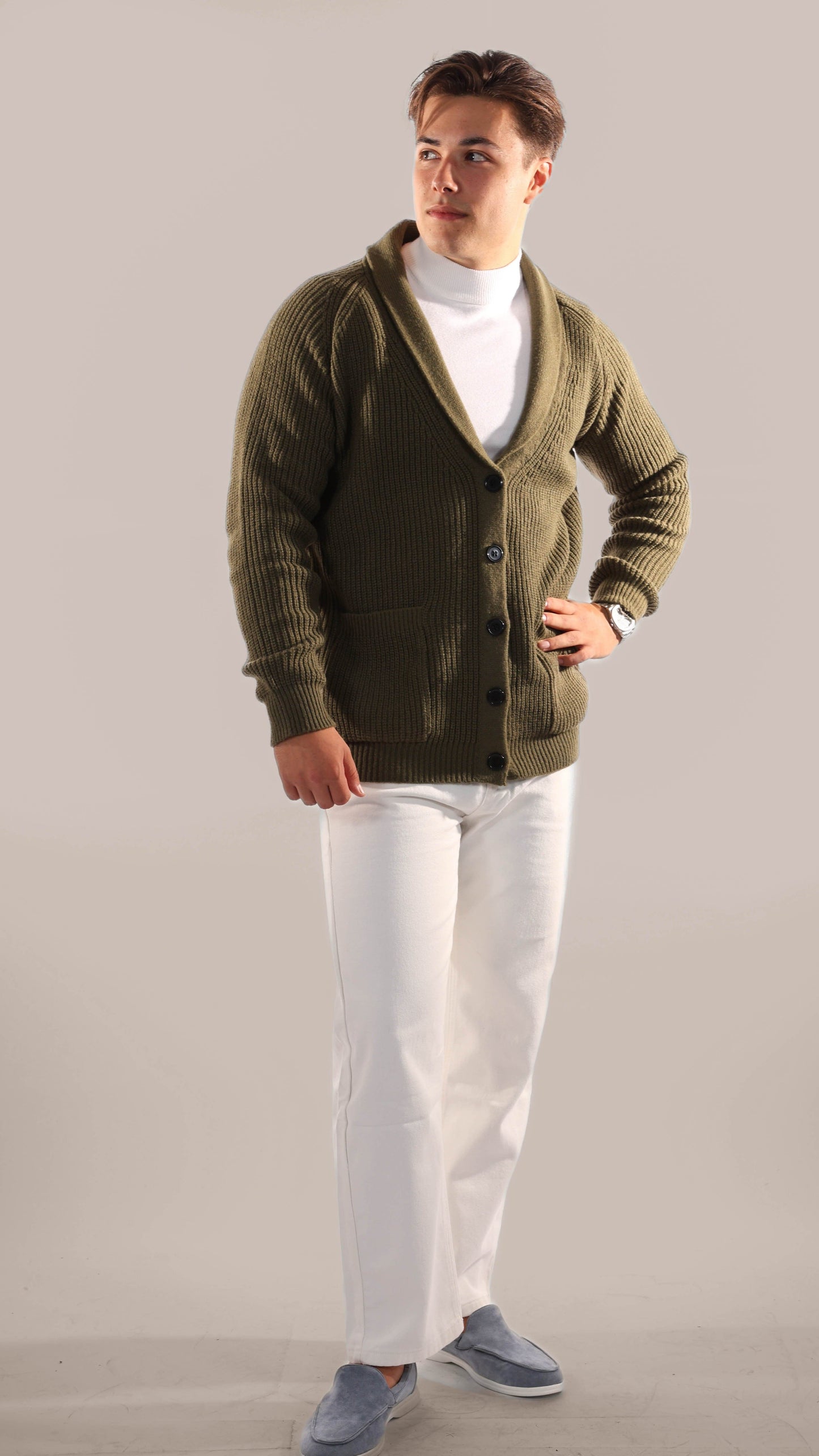 Old money Men's Winter Fit Cardigan