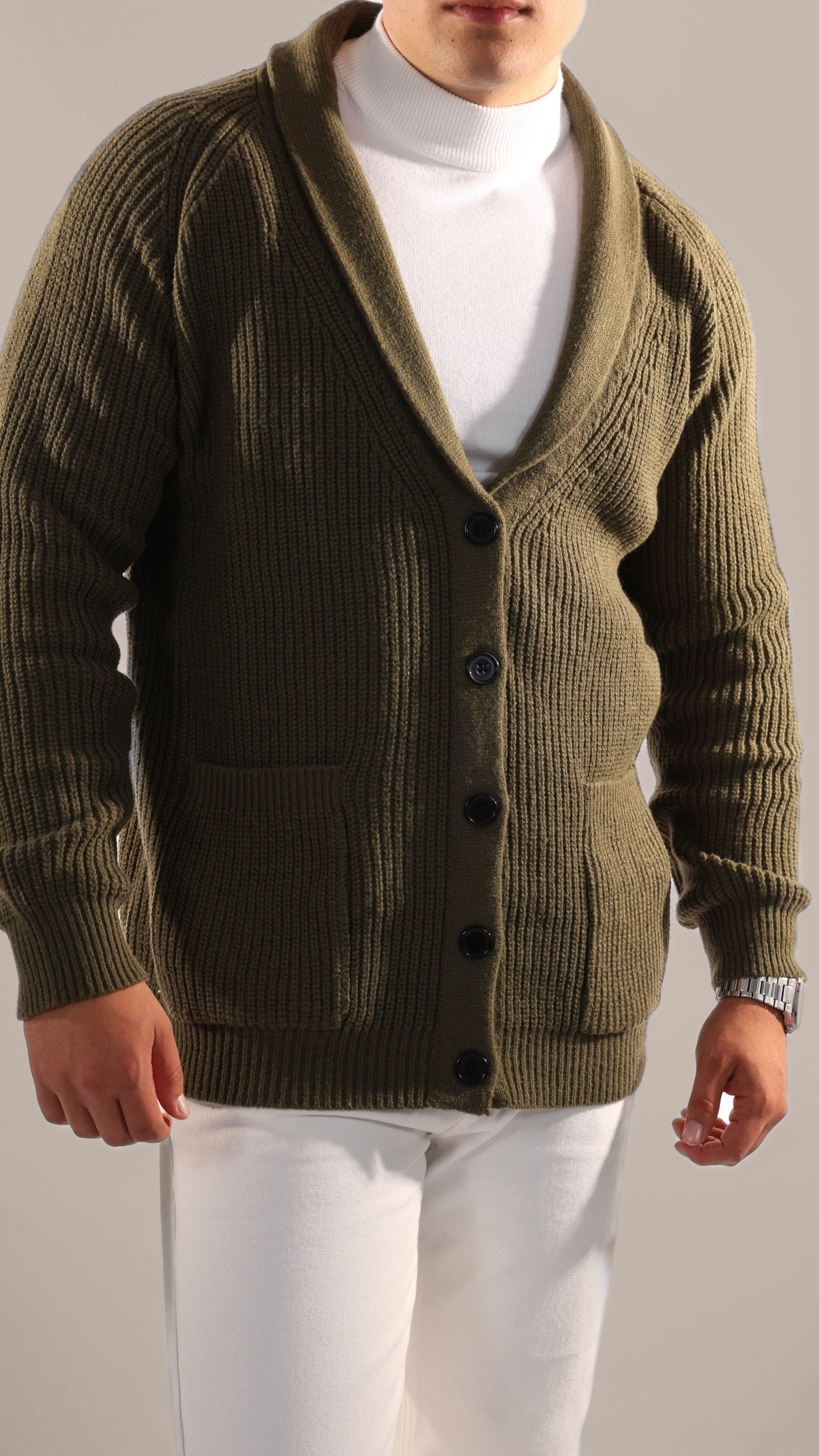 Old money Men's Winter Fit Cardigan