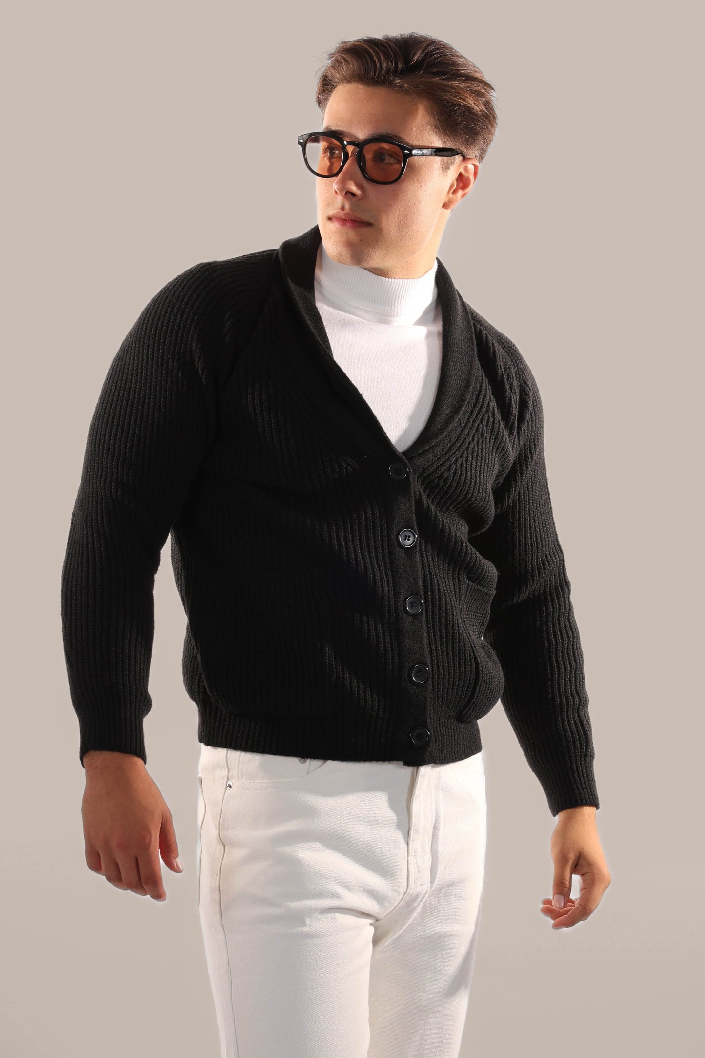 Old money Men's Winter Fit Cardigan