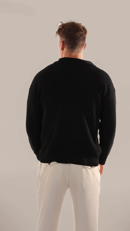 Men’s Half Zip Knitted Jumper