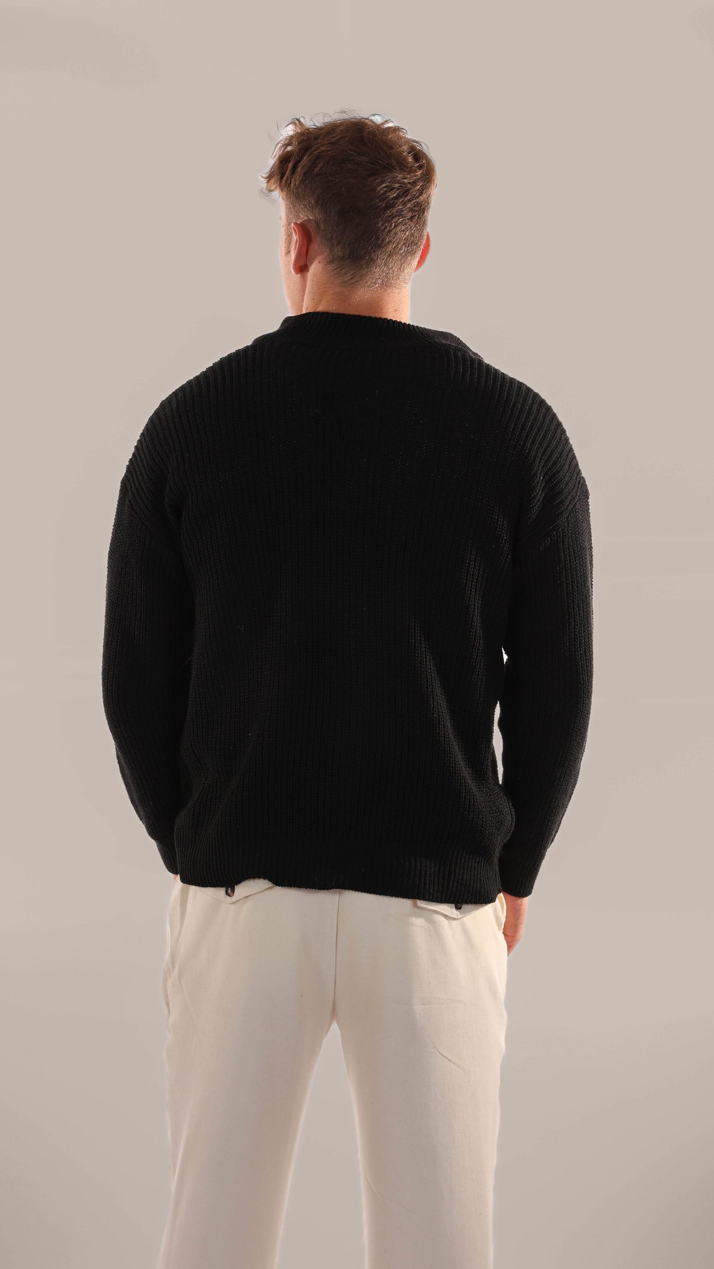 Men’s Half Zip Knitted Jumper