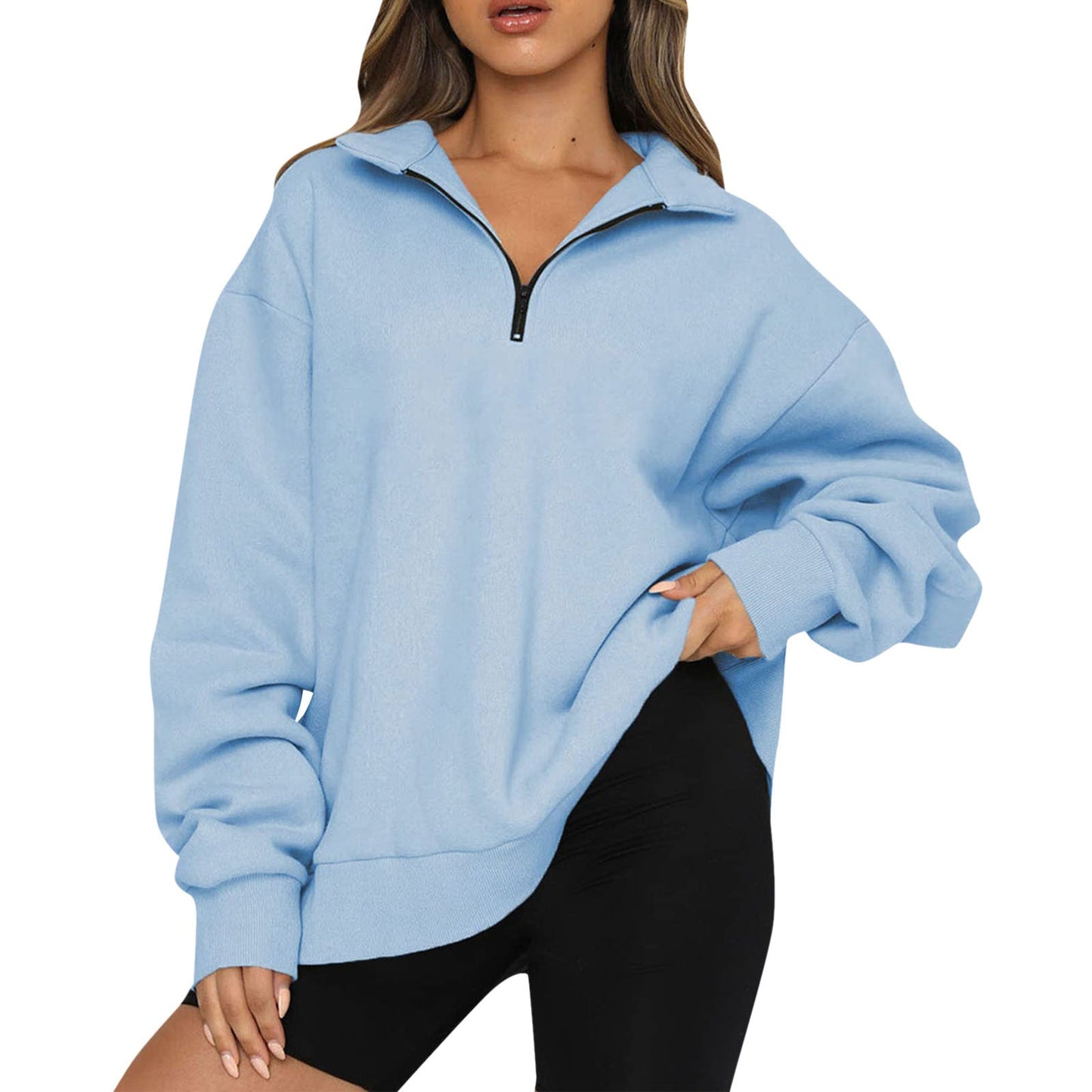 Warm Zipped Winter Sweater