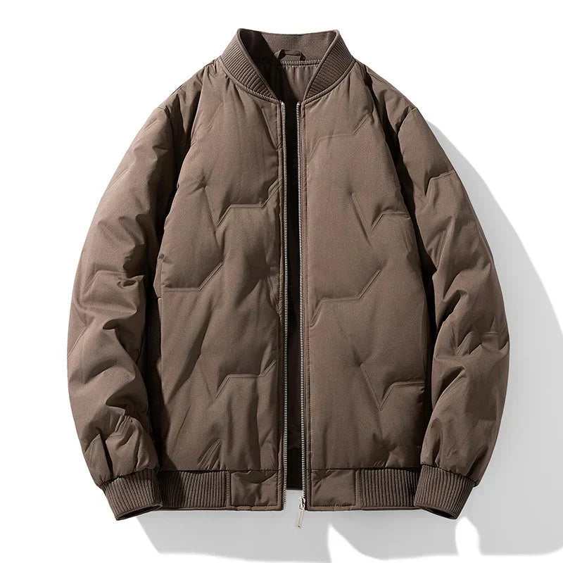 Men's Insulated Padded Bomber Jacket