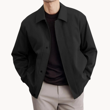 Jacket - Tailored Canvas Blend And Structured Layering